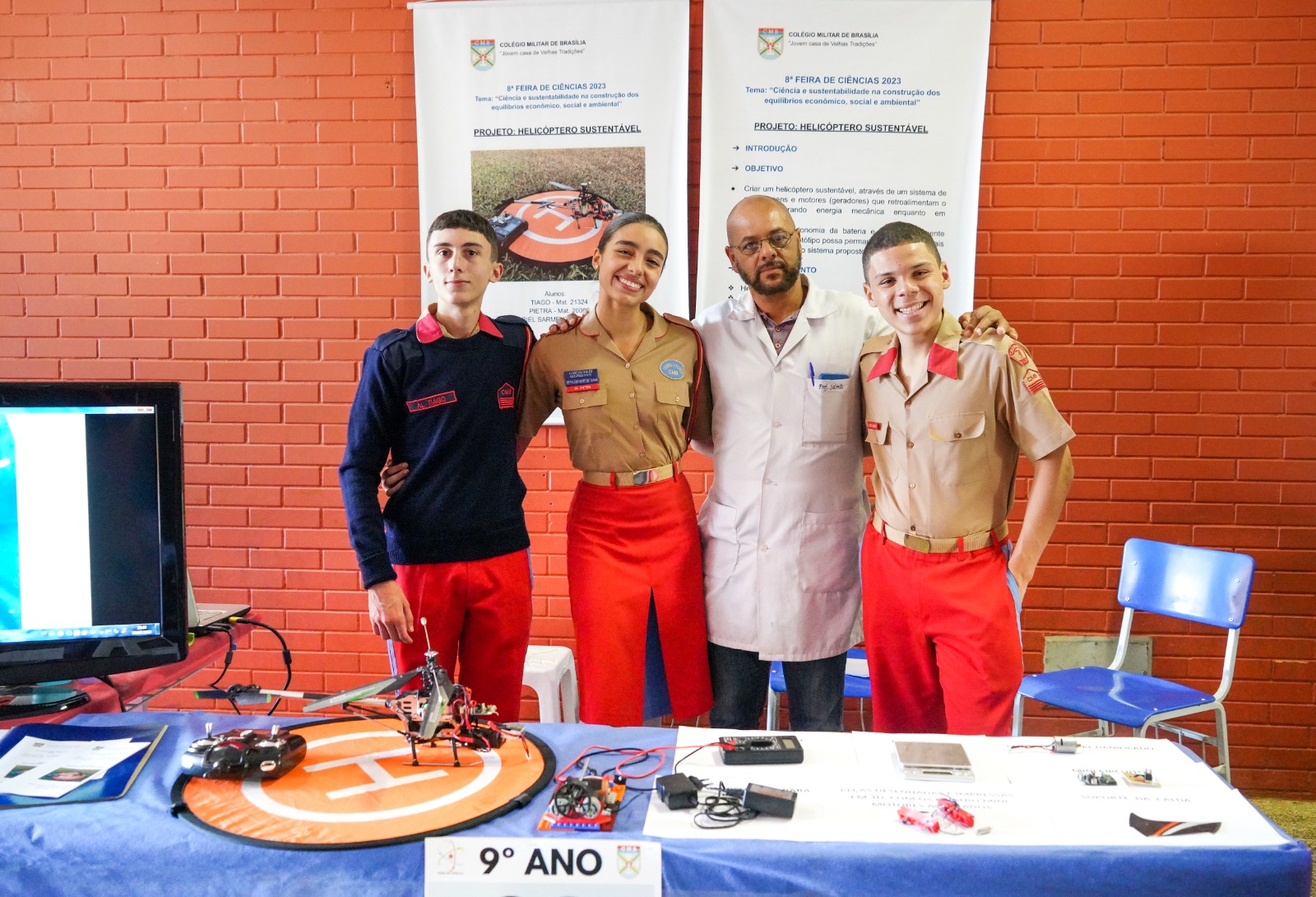 Colégio Militar de Brasília promove mostra de ciência após isolamento